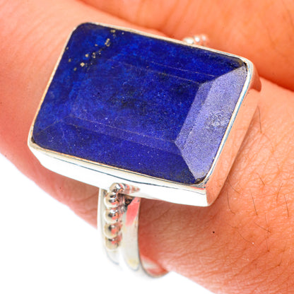 Lapis Lazuli Rings handcrafted by Ana Silver Co - RING66213