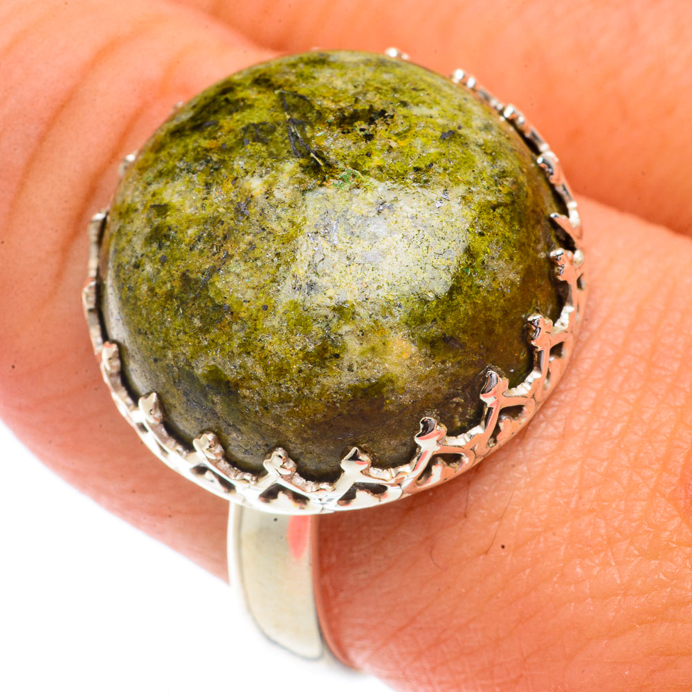 Rainforest Jasper Rings handcrafted by Ana Silver Co - RING66216