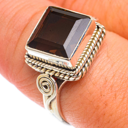 Smoky Quartz Rings handcrafted by Ana Silver Co - RING66218