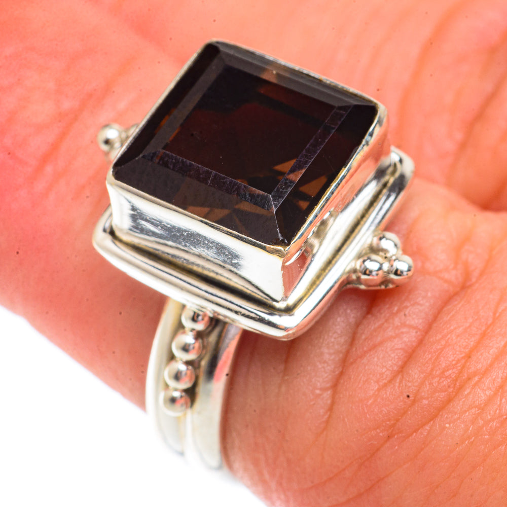 Smoky Quartz Rings handcrafted by Ana Silver Co - RING66219
