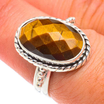 Tiger Eye Rings handcrafted by Ana Silver Co - RING66220