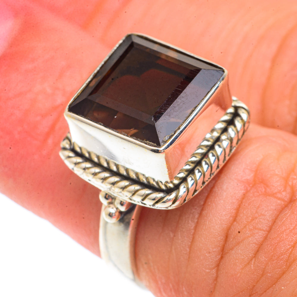 Smoky Quartz Rings handcrafted by Ana Silver Co - RING66221