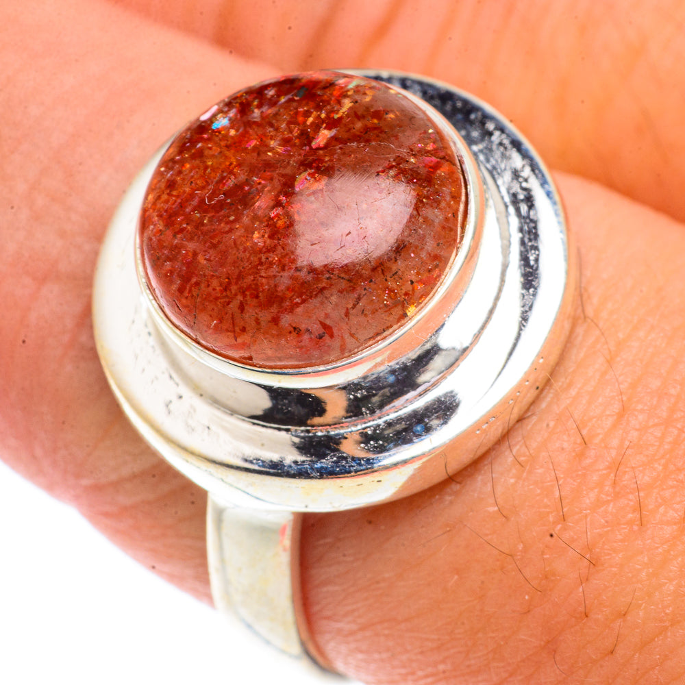 Sunstone Rings handcrafted by Ana Silver Co - RING66223