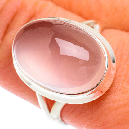 Rose Quartz Rings handcrafted by Ana Silver Co - RING66226