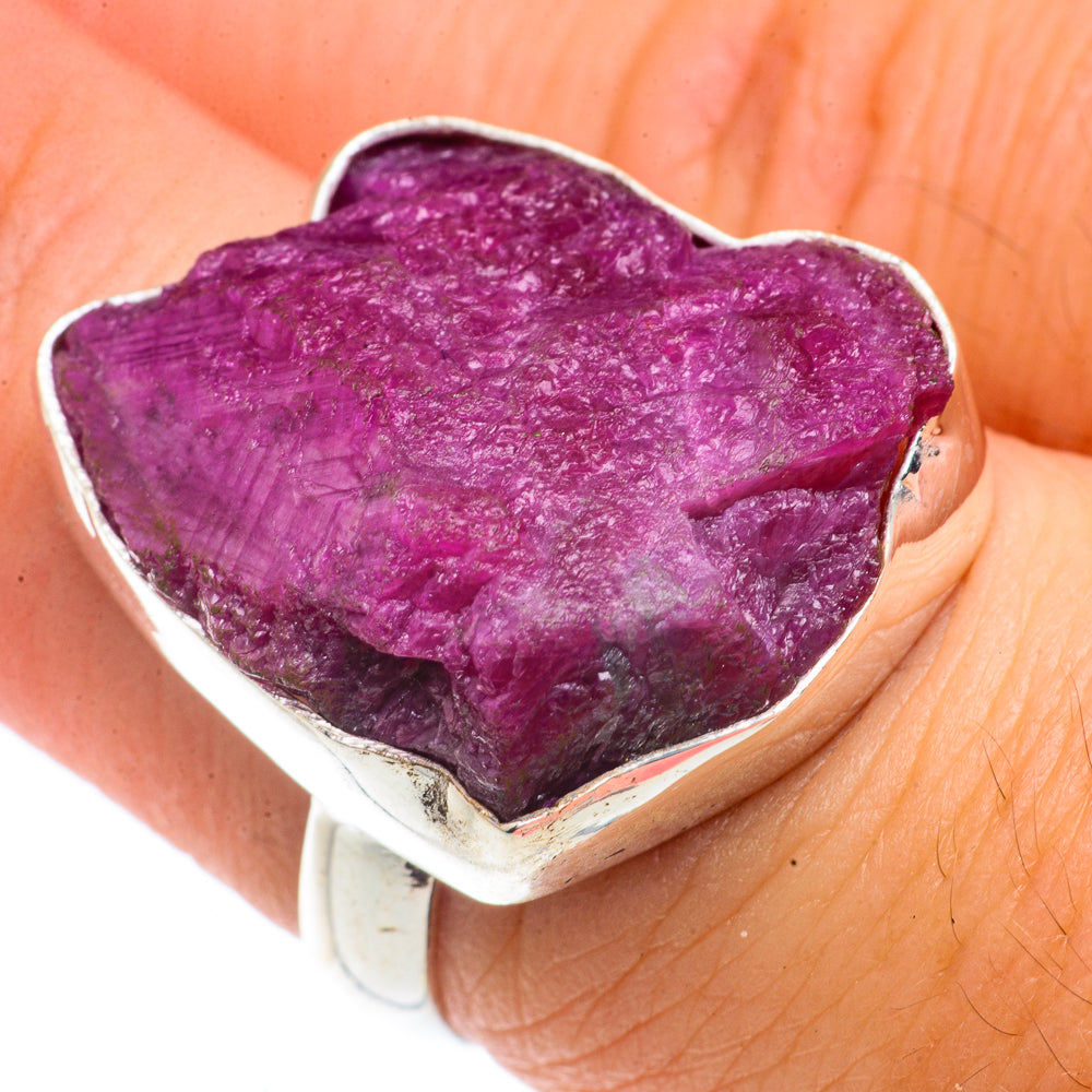 Ruby Fuchsite Rings handcrafted by Ana Silver Co - RING66227