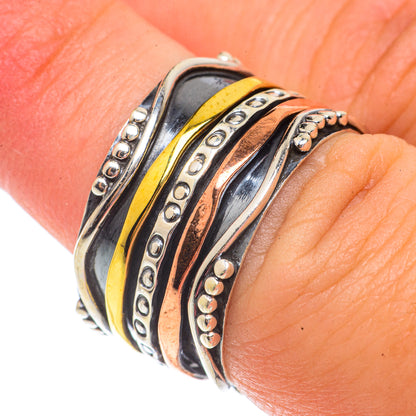Meditation Spinner Rings handcrafted by Ana Silver Co - RING66231