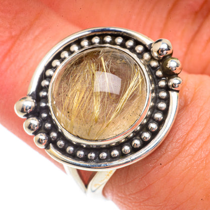 Rutilated Quartz Rings handcrafted by Ana Silver Co - RING66232