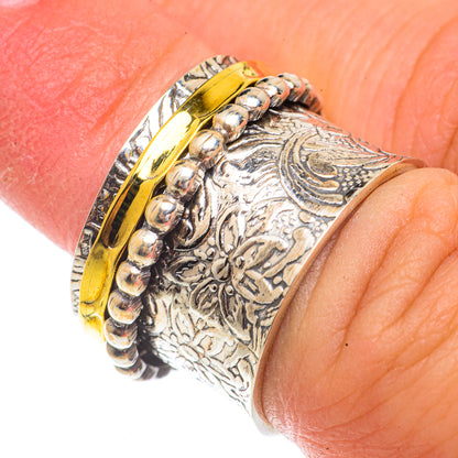 Meditation Spinner Rings handcrafted by Ana Silver Co - RING66236
