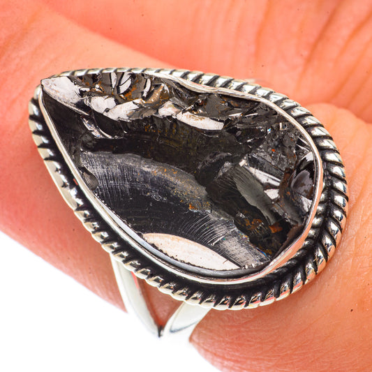 Shungite Rings handcrafted by Ana Silver Co - RING66238
