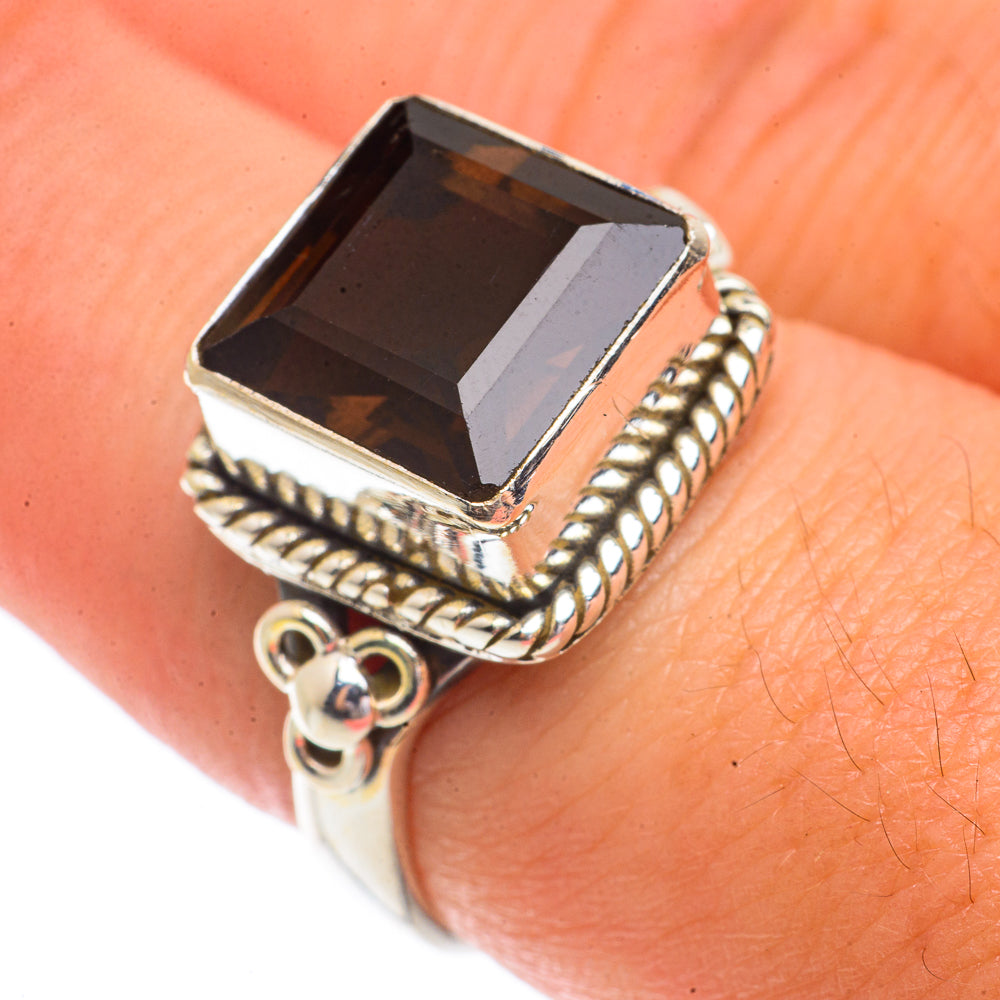 Smoky Quartz Rings handcrafted by Ana Silver Co - RING66251