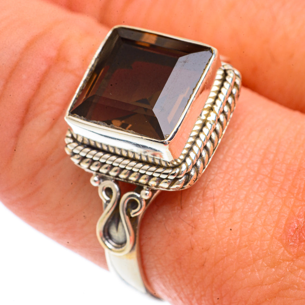 Smoky Quartz Rings handcrafted by Ana Silver Co - RING66253