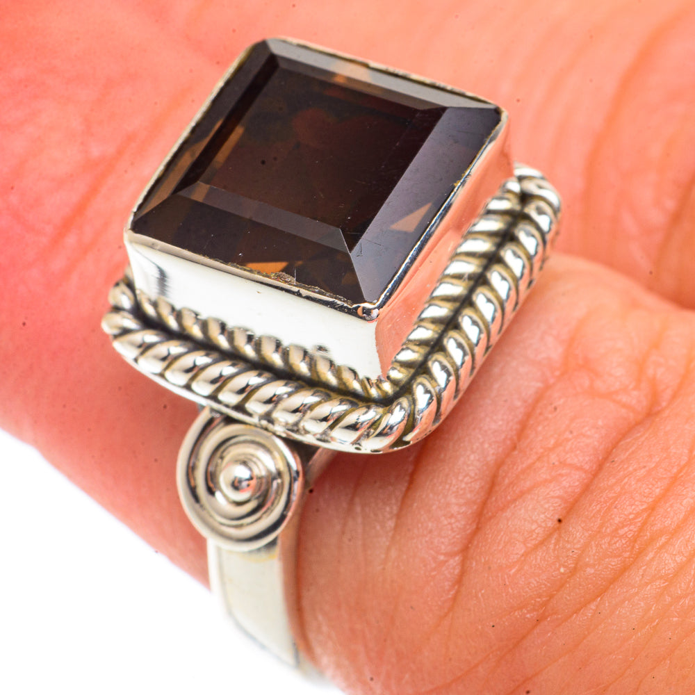 Smoky Quartz Rings handcrafted by Ana Silver Co - RING66254