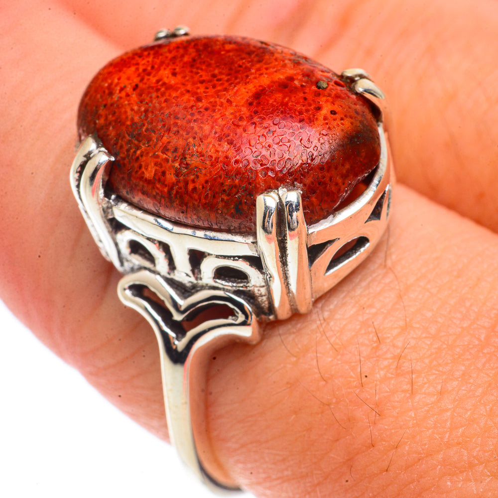 Sponge Coral Rings handcrafted by Ana Silver Co - RING66257