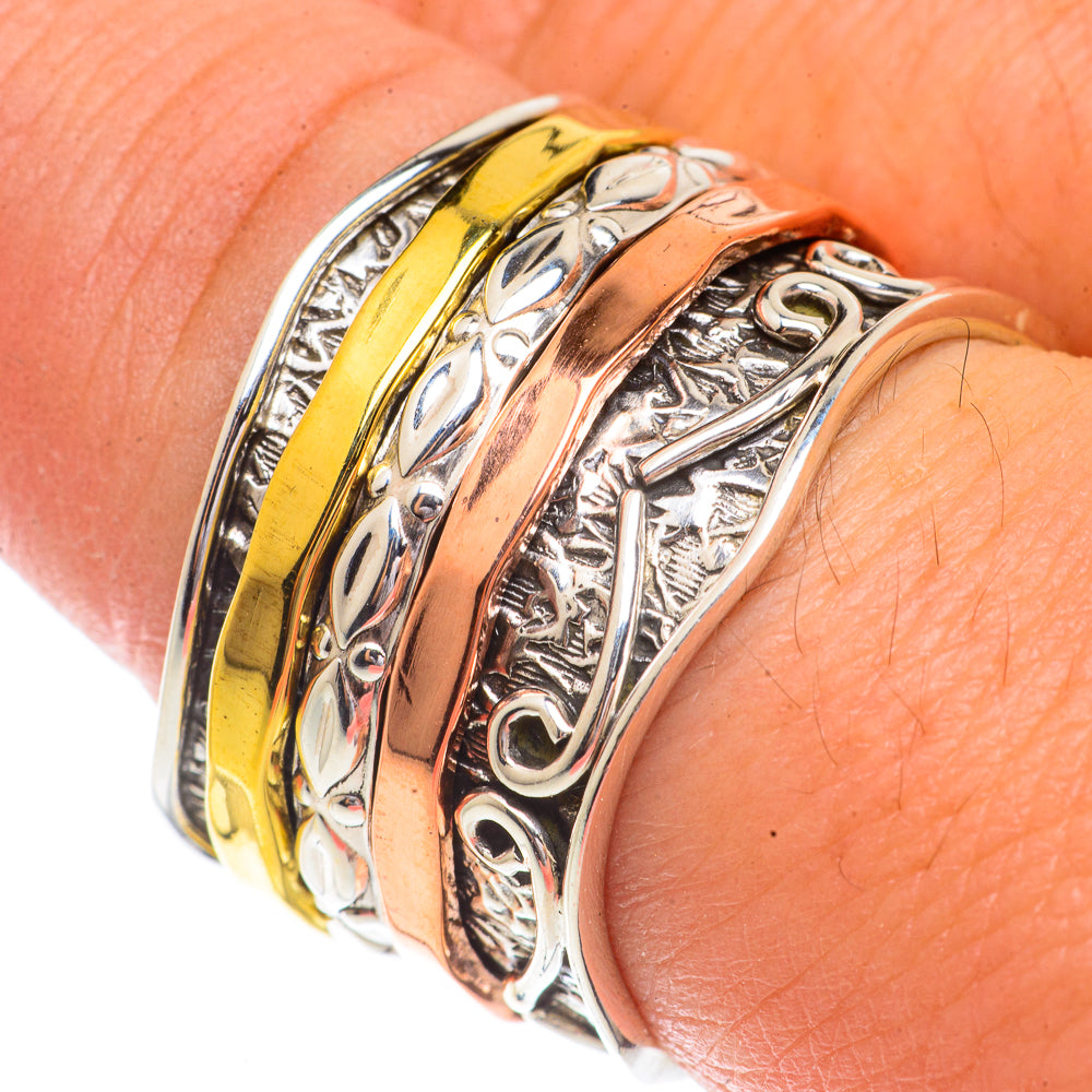 Meditation Spinner Rings handcrafted by Ana Silver Co - RING66267