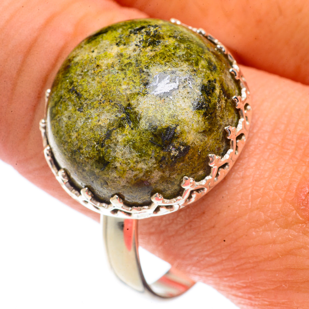 Rainforest Jasper Rings handcrafted by Ana Silver Co - RING66281