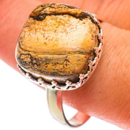 Picture Jasper Rings handcrafted by Ana Silver Co - RING66285