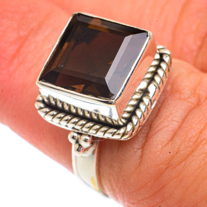 Smoky Quartz Rings handcrafted by Ana Silver Co - RING66286