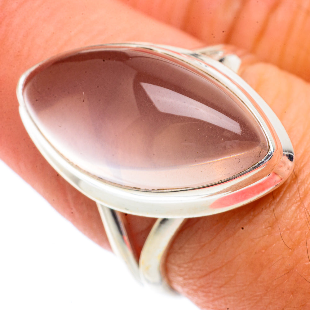 Rose Quartz Rings handcrafted by Ana Silver Co - RING66290