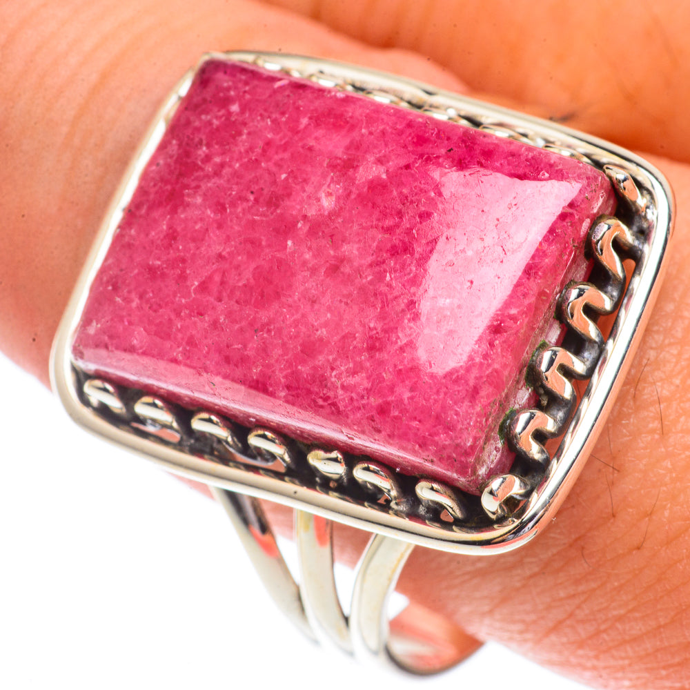 Rhodonite Rings handcrafted by Ana Silver Co - RING66291