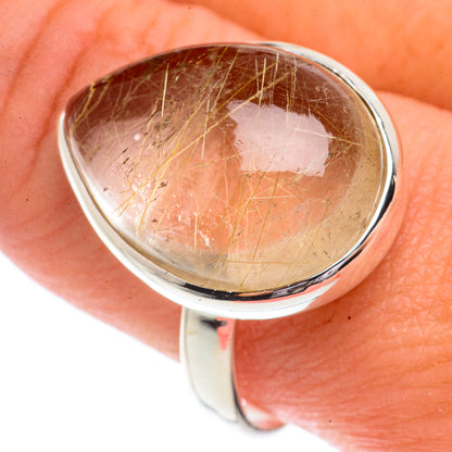 Rutilated Quartz Rings handcrafted by Ana Silver Co - RING66297