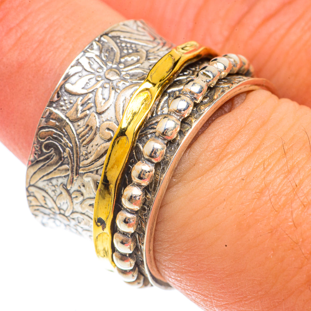 Meditation Spinner Rings handcrafted by Ana Silver Co - RING66298