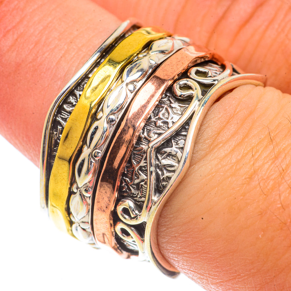 Meditation Spinner Rings handcrafted by Ana Silver Co - RING66300
