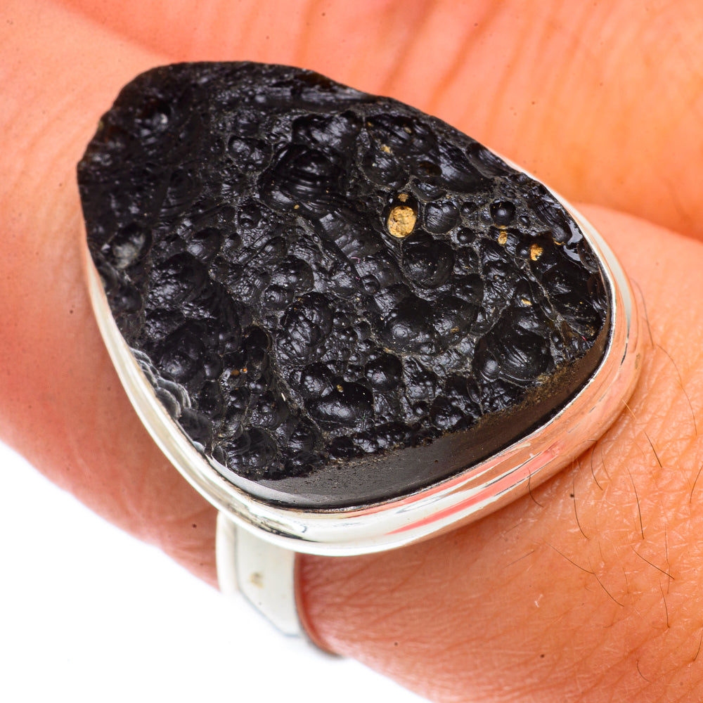 Tektite Rings handcrafted by Ana Silver Co - RING66301