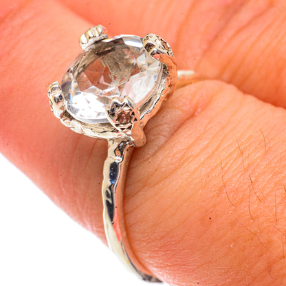 White Quartz Rings handcrafted by Ana Silver Co - RING66303