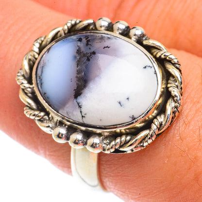 Dendritic Opal Rings handcrafted by Ana Silver Co - RING66304