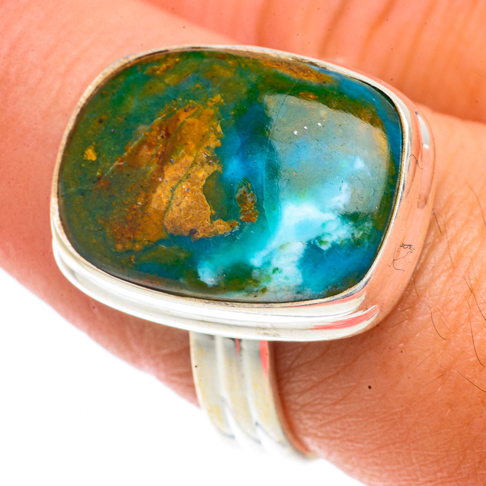 Peruvian Opal Rings handcrafted by Ana Silver Co - RING66308