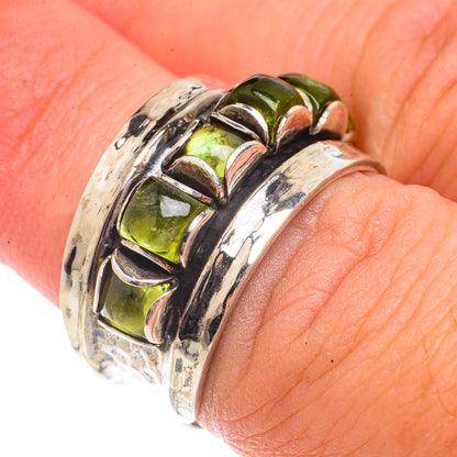 Peridot, Garnet Rings handcrafted by Ana Silver Co - RING66312