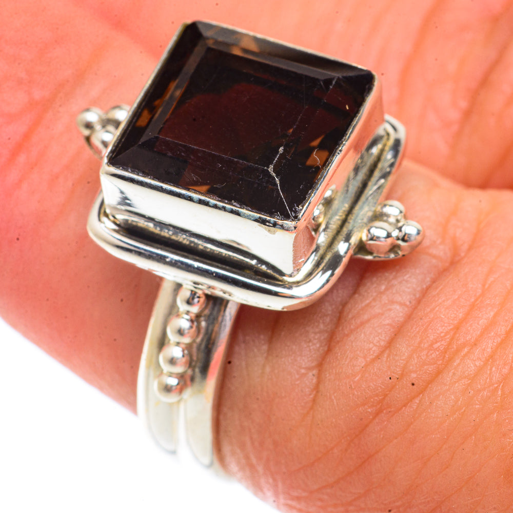 Smoky Quartz Rings handcrafted by Ana Silver Co - RING66314