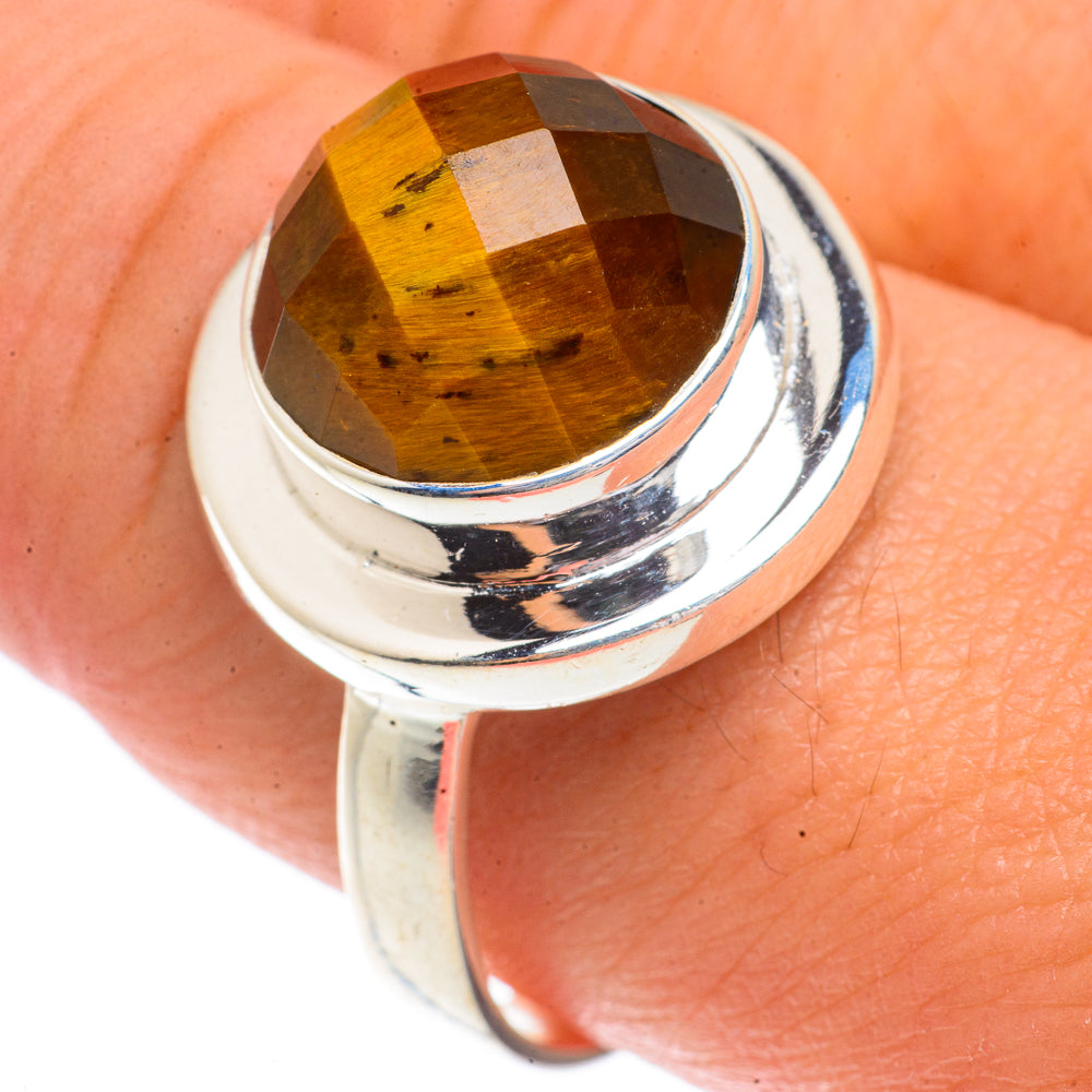 Tiger Eye Rings handcrafted by Ana Silver Co - RING66315