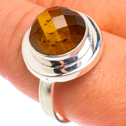 Tiger Eye Rings handcrafted by Ana Silver Co - RING66315