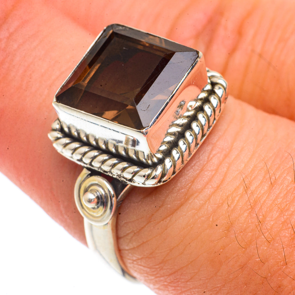 Smoky Quartz Rings handcrafted by Ana Silver Co - RING66316