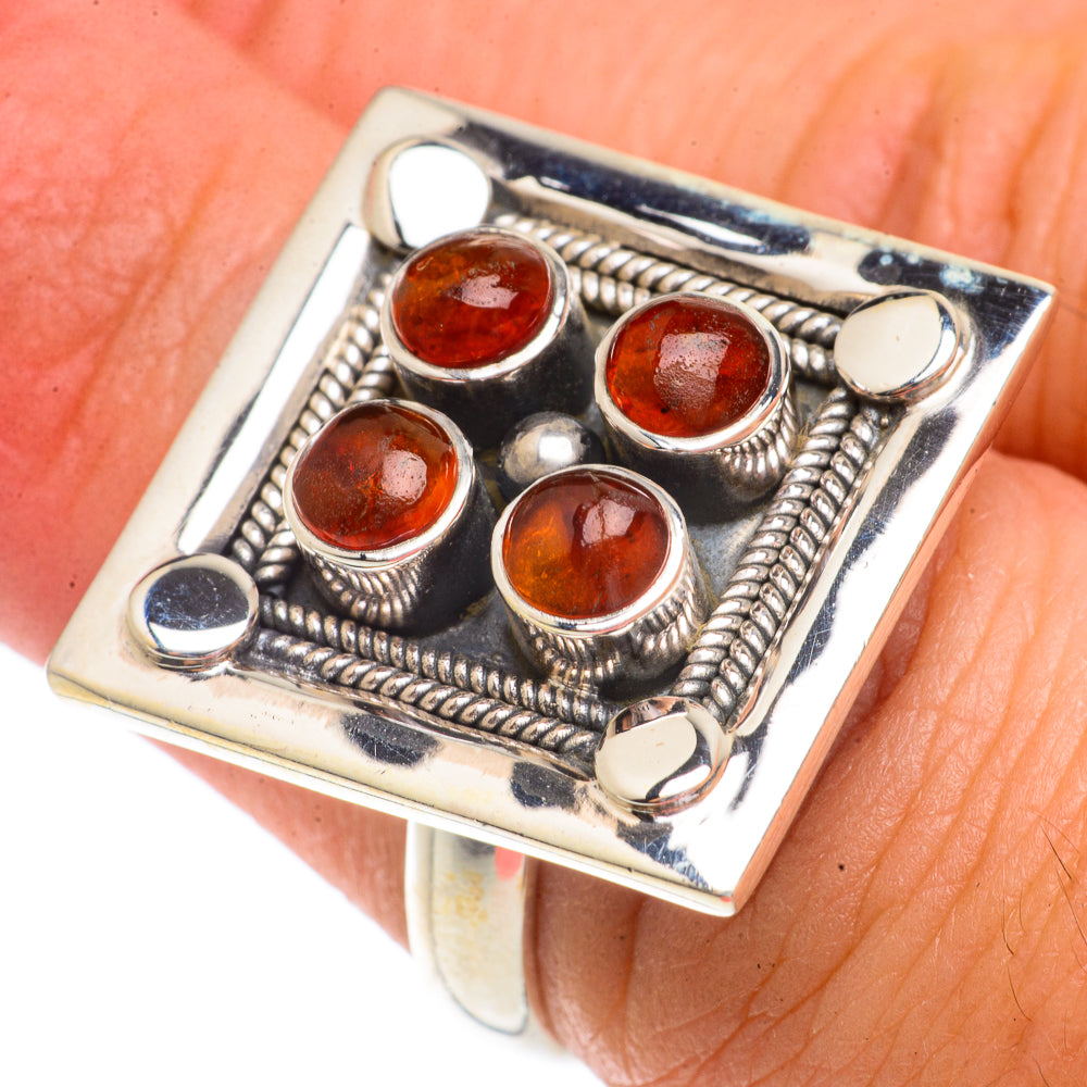 Garnet Rings handcrafted by Ana Silver Co - RING66317