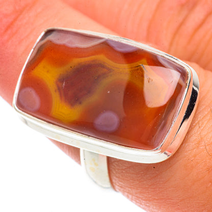 Botswana Agate Rings handcrafted by Ana Silver Co - RING66320