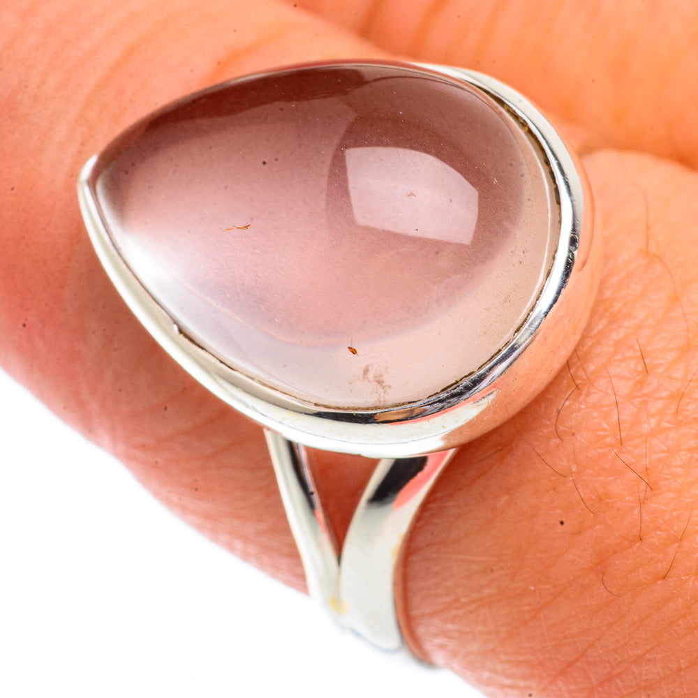 Rose Quartz Rings handcrafted by Ana Silver Co - RING66323