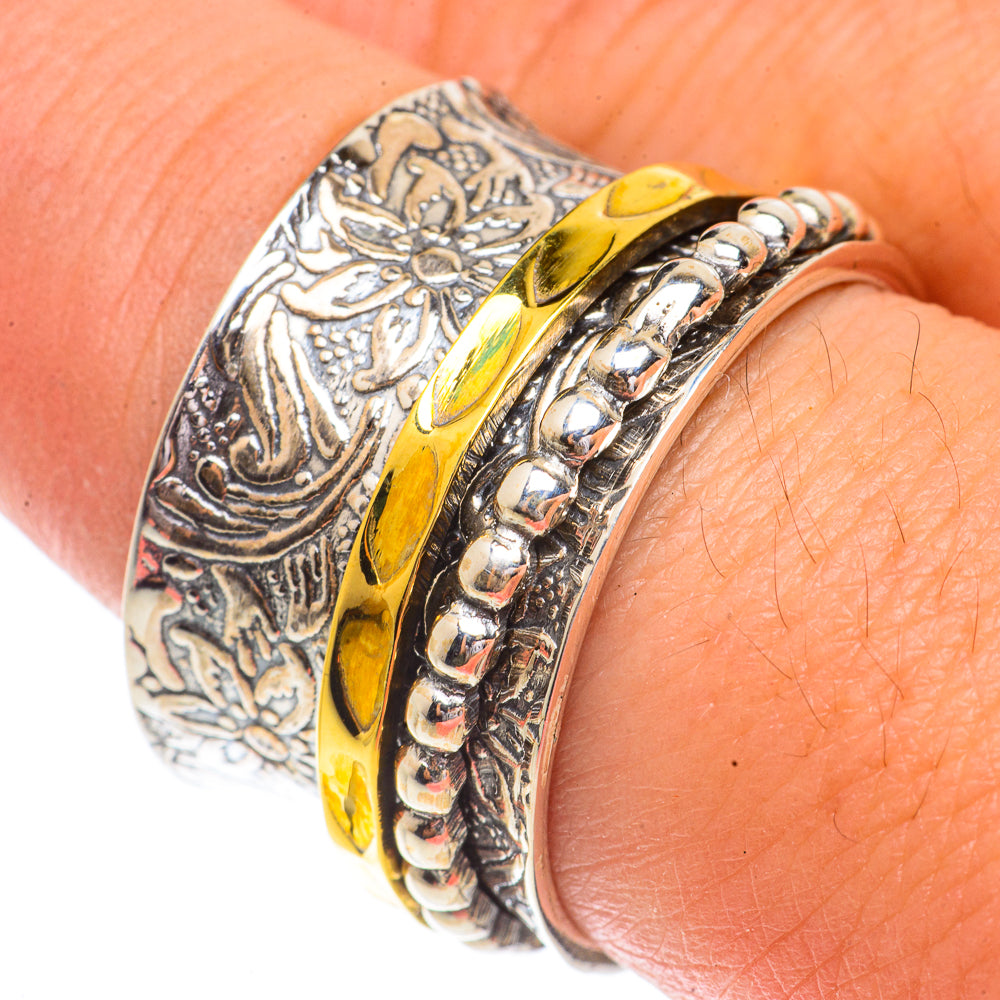 Meditation Spinner Rings handcrafted by Ana Silver Co - RING66328