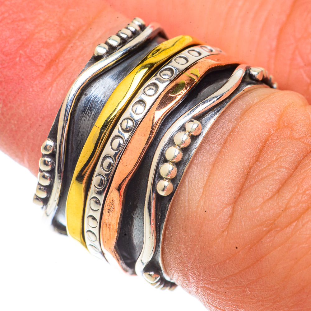 Meditation Spinner Rings handcrafted by Ana Silver Co - RING66331