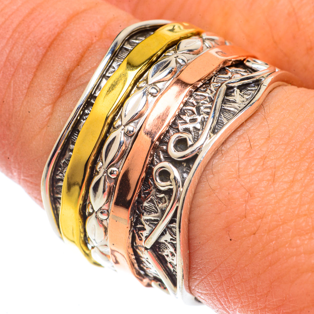 Meditation Spinner Rings handcrafted by Ana Silver Co - RING66333