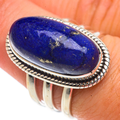 Lapis Lazuli Rings handcrafted by Ana Silver Co - RING66340