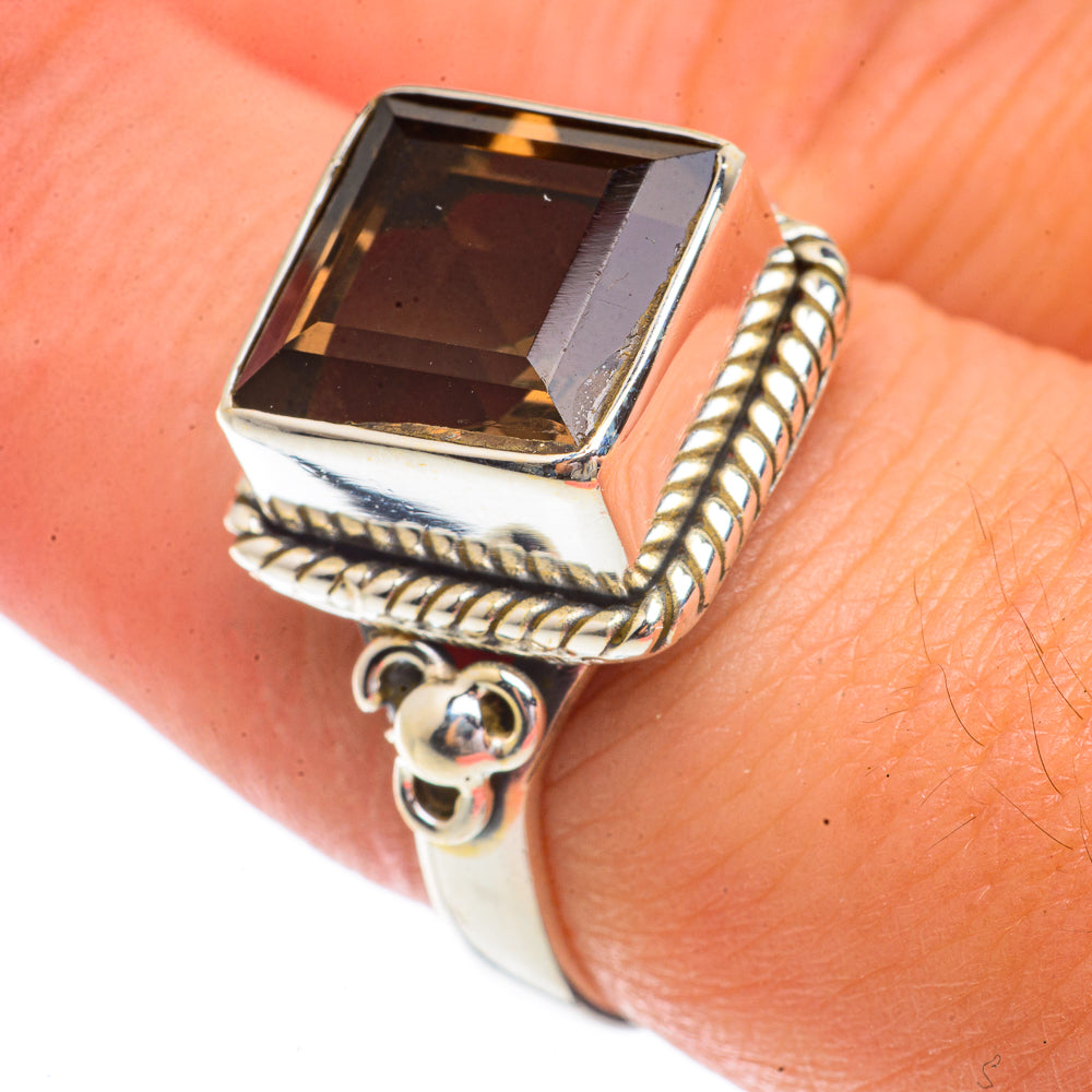 Smoky Quartz Rings handcrafted by Ana Silver Co - RING66346