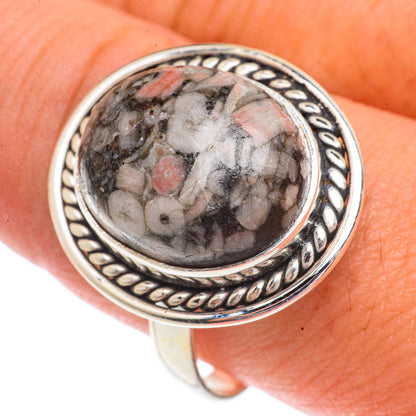 Crinoid Fossil Rings handcrafted by Ana Silver Co - RING66347