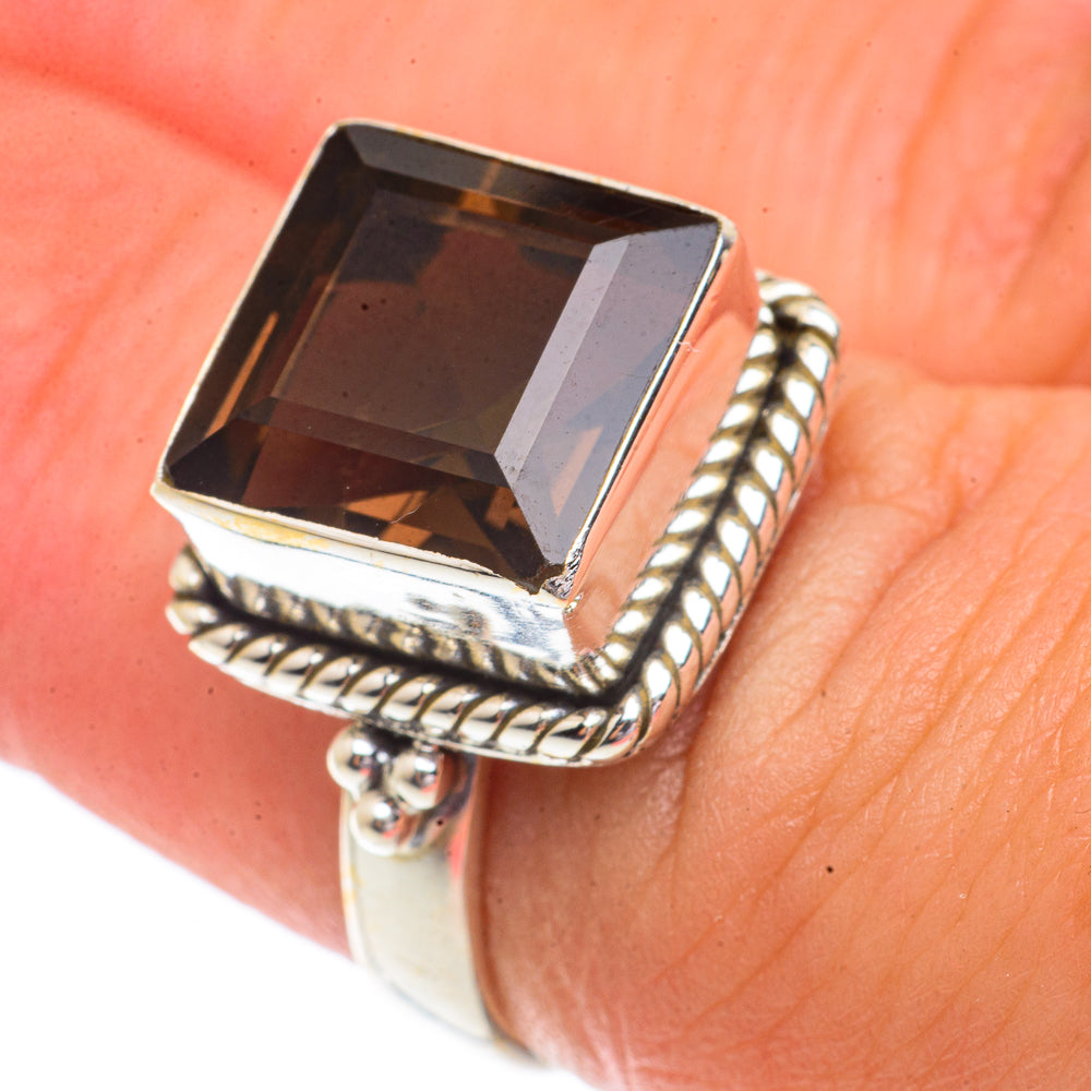 Smoky Quartz Rings handcrafted by Ana Silver Co - RING66348