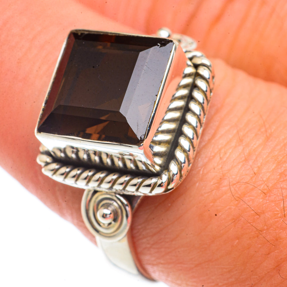 Smoky Quartz Rings handcrafted by Ana Silver Co - RING66349