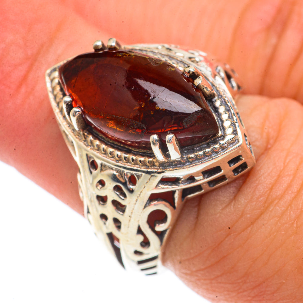 Baltic Amber Rings handcrafted by Ana Silver Co - RING66354