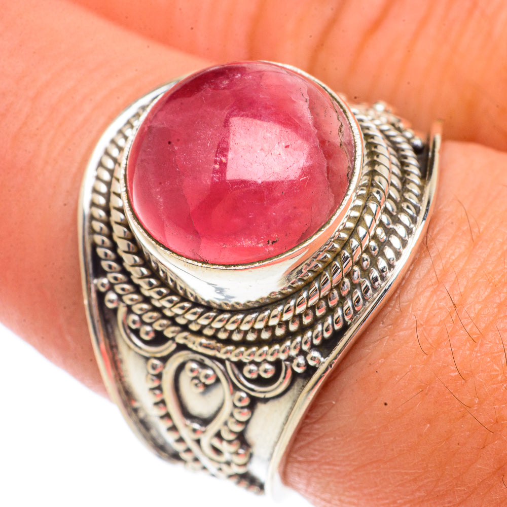 Rhodochrosite Rings handcrafted by Ana Silver Co - RING66356