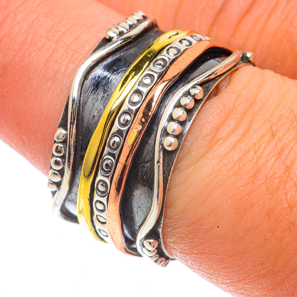 Meditation Spinner Rings handcrafted by Ana Silver Co - RING66359