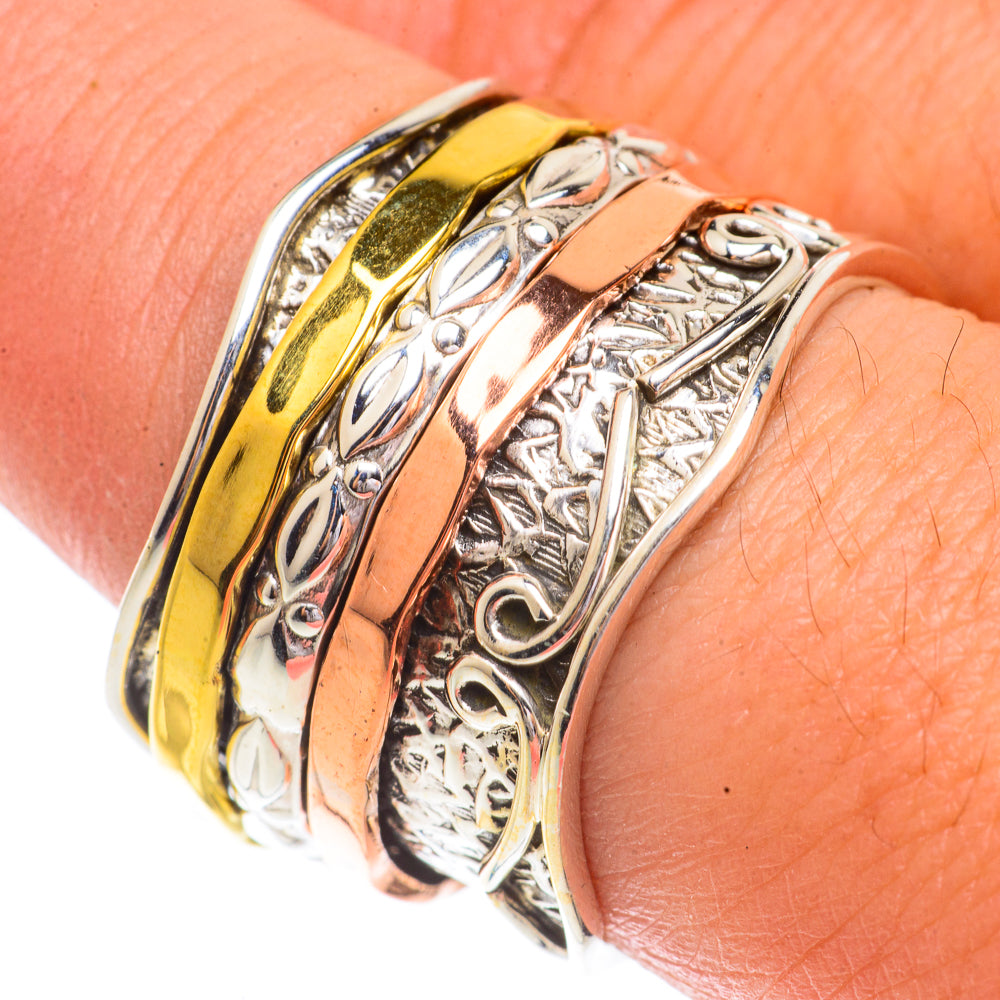 Meditation Spinner Rings handcrafted by Ana Silver Co - RING66361